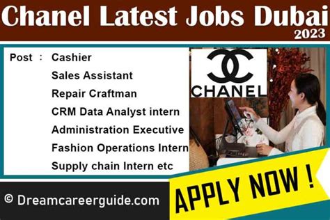 career chanel dubai|chanel sales associate jobs.